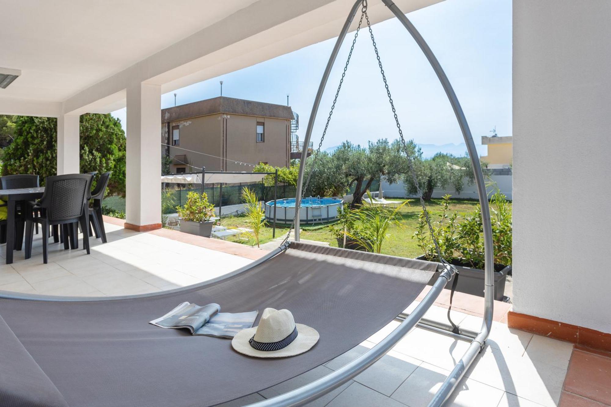 Casa Vista Mare Tra Gli Ulivi Villa Terrasini Eksteriør billede